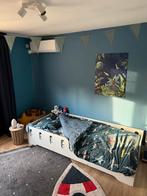 Kinderbed  eenpersoonsbed - Zo goed als nieuw, Ophalen, 85 tot 100 cm, Zo goed als nieuw, Lattenbodem
