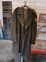 Great coat, lange legerjas, grote maat (52), Nederland, Ophalen of Verzenden, Landmacht, Kleding of Schoenen