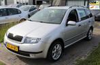 Skoda Fabia Combi 1.4-16V Elegance AUTOMAAT IJskoude Airco T, Gebruikt, Zwart, 4 cilinders, Origineel Nederlands