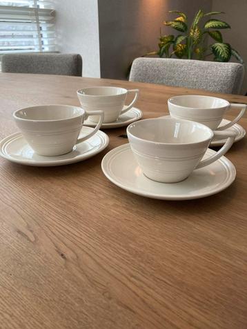 8x Wedgwood Jasper Conran Theekop en schotel - Nieuwstaat beschikbaar voor biedingen