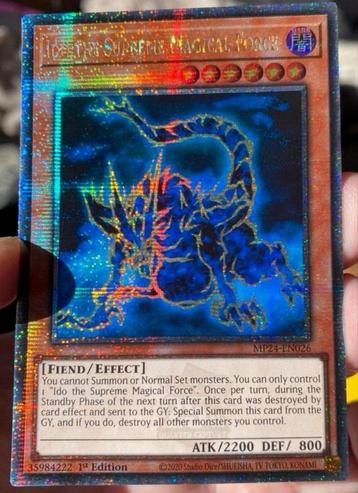 Yu-Gi-Oh! Ido the Surpreme Magical Force MP24 1st QCR M/NM ! beschikbaar voor biedingen