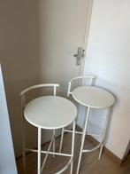 4 metalen barkrukken, Ophalen, Gebruikt, 90 cm of meer, Metaal