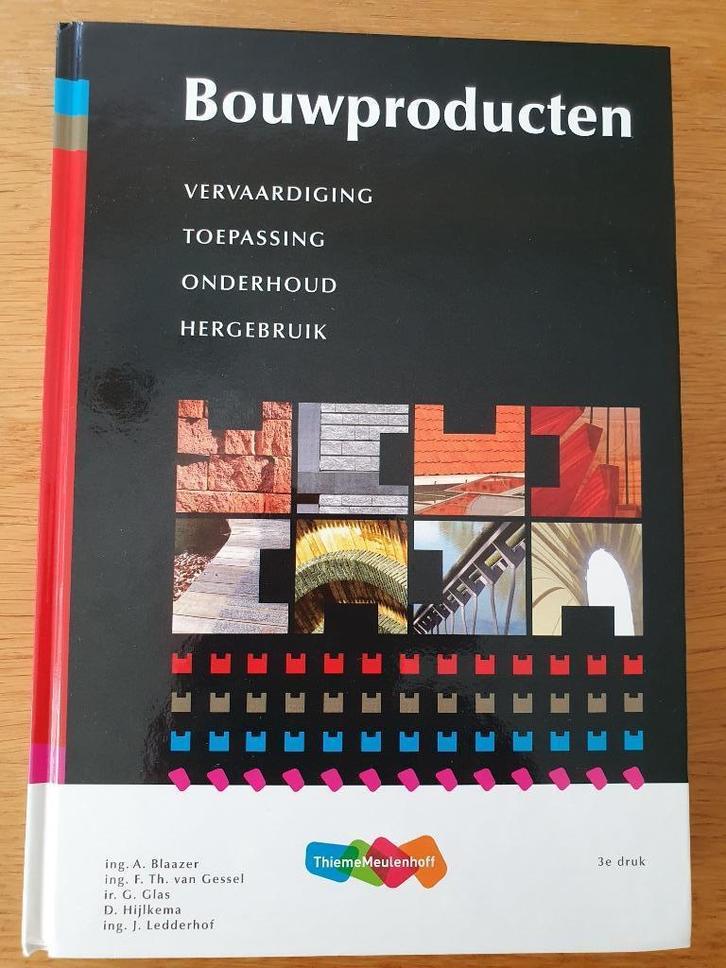 Bouwproducten, Boeken, Studieboeken en Cursussen, Zo goed als nieuw, HBO, Ophalen