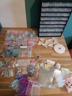Groot Kralen Assortiment + Toebehoren en ladekastje, Ophalen, Zo goed als nieuw, Kraal