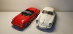 2x Porsche autos, Ophalen of Verzenden, Gebruikt, Auto, Bburago