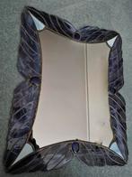 Mooi gevormde paarse glas in lood spiegel, Ophalen, Minder dan 50 cm, Zo goed als nieuw, Minder dan 100 cm