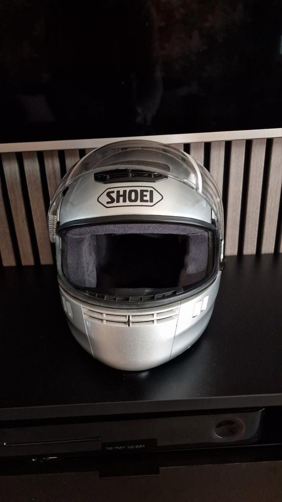 Shoei Systeemhelm Maat M, Motoren, Kleding | Motorhelmen, Heren, Systeemhelm, M, Shoei, Tweedehands, Ophalen of Verzenden