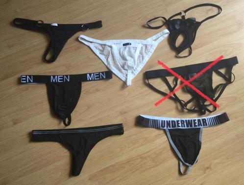 String / strings, nieuw diverse maten gay / hetero, Kleding | Heren, Ondergoed, Slip, Zwart, Ophalen of Verzenden