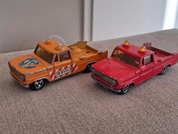 Majorette Dodge Pick-up setje van 2 netjes bespeeld  beschikbaar voor biedingen