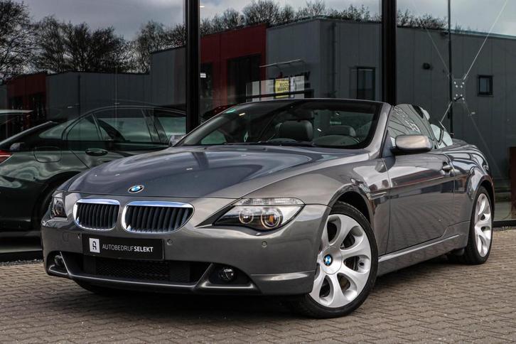 BMW 6-serie Cabrio 630i - Eerste eigenaar - Dealer onderhoud, Auto's, BMW, Bedrijf, Te koop, 6-Serie, ABS, Airbags, Airconditioning