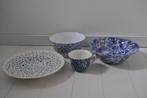 Blauw wit servies verschillende bloemmotieven o.a. Burleigh, Huis en Inrichting, Keuken | Servies, Overige typen, Ophalen of Verzenden