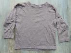 Zara longsleeve bruinpaars maat 98 T-shirt lange mouwen, Ophalen of Verzenden, Zo goed als nieuw, Zara, Shirt of Longsleeve