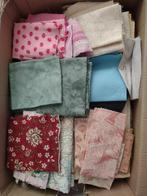 3 verhuisdozen met gemengde quiltstoffen, Ophalen, Nieuw, 30 tot 120 cm, Katoen