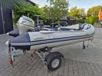 Rib Blue bay 360 met 10 pk Honda en trailer, Gebruikt