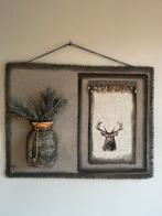 Kalkdoek nepalpot, hert, kalkdoek landelijk, wanddoek, shabb, Landelijk by Suus, Nieuw, Ophalen of Verzenden, Landelijkbysuus@gmail.com