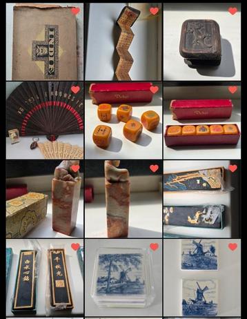 Diverse Indonesische antieke spullen beschikbaar voor biedingen