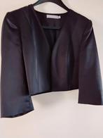 Cocktail jasje van blauw satijn ..... Mt: 44, Overige typen, Blauw, Maat 42/44 (L), Nieuw