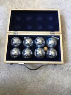 Jeu de boules set in houten kist, Ophalen, Gebruikt, Bal