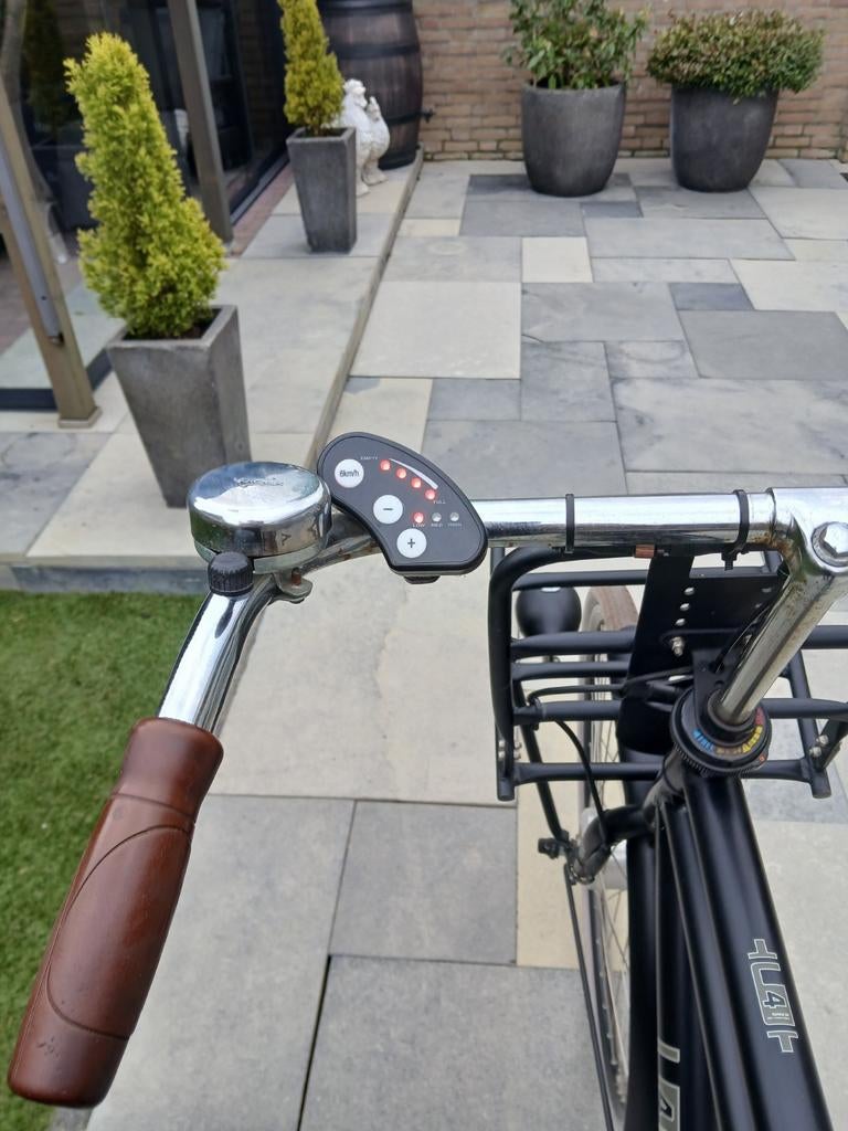 Cortina fiets elektrisch mat zwart b, Ophalen, Gebruikt, Cortina, 59 cm of meer