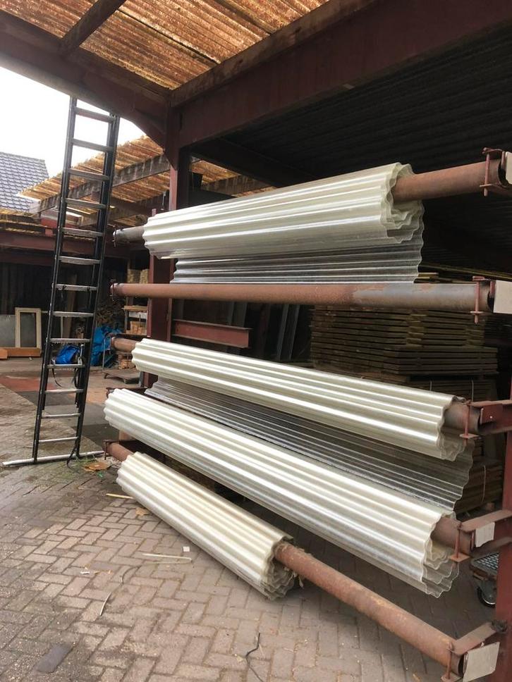 Nieuwe golfplaat oprol 76/18, Doe-het-zelf en Verbouw, Dakpannen en Dakbedekking, Nieuw, Golfplaat, Overige materialen, 15 m² of meer