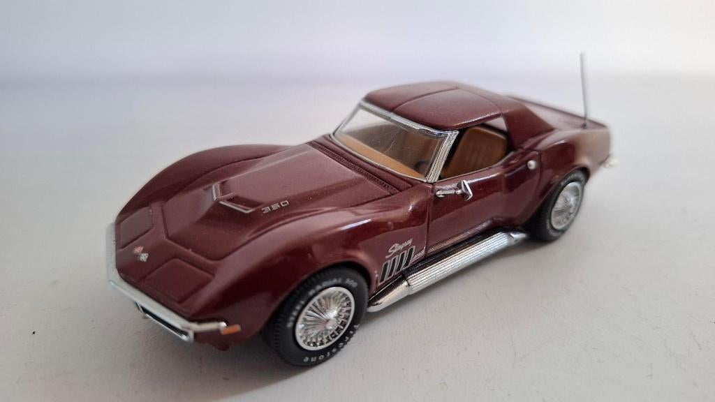 1 43 Chevrolet Corvette 1969 hard top Vitesse, Ophalen of Verzenden, Zo goed als nieuw, Auto, Overige merken