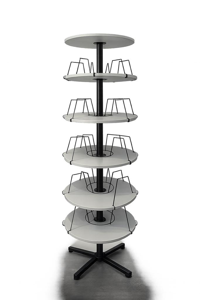 Draaibaar archiefrek voor ca. 120 ordners, Huis en Inrichting, Kasten | Boekenkasten, Ophalen, Met plank(en), Gebruikt, Overige materialen