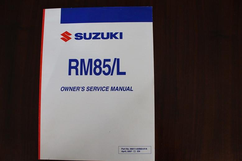 Suzuki RM85/L 2007 motorcycle owner's service manual RM85 L, Motoren, Ophalen of Verzenden, Suzuki
