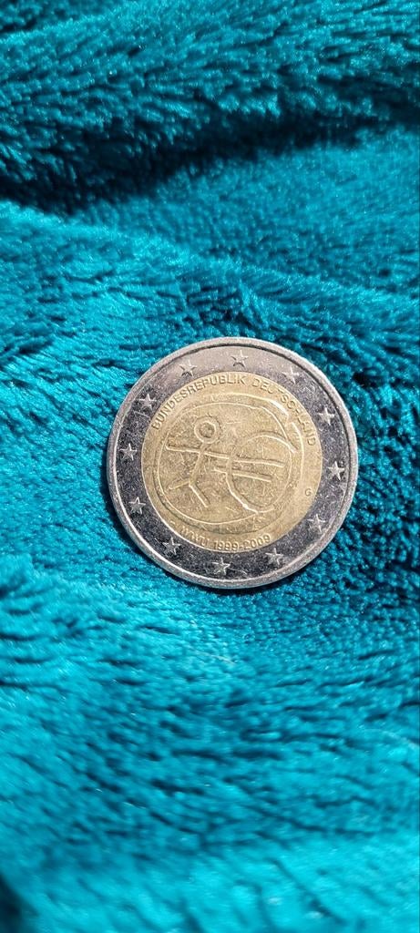 Zeer zeldzaam 2 euro 1999-2009 Herdenkingsmunt Duitsland G, Postzegels en Munten, Munten | Europa | Euromunten, Ophalen of Verzenden