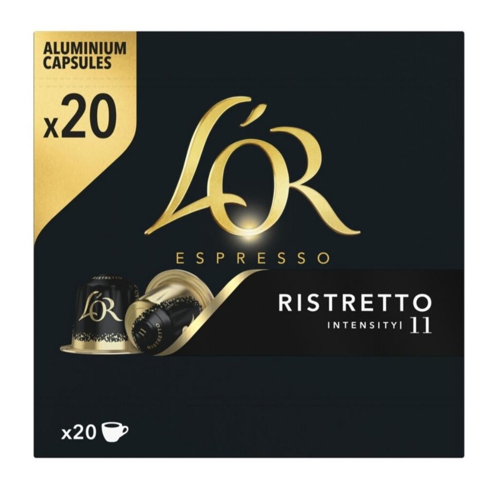 Nespresso L'or zwart 20 cups voor #4,50, Diversen, Ophalen