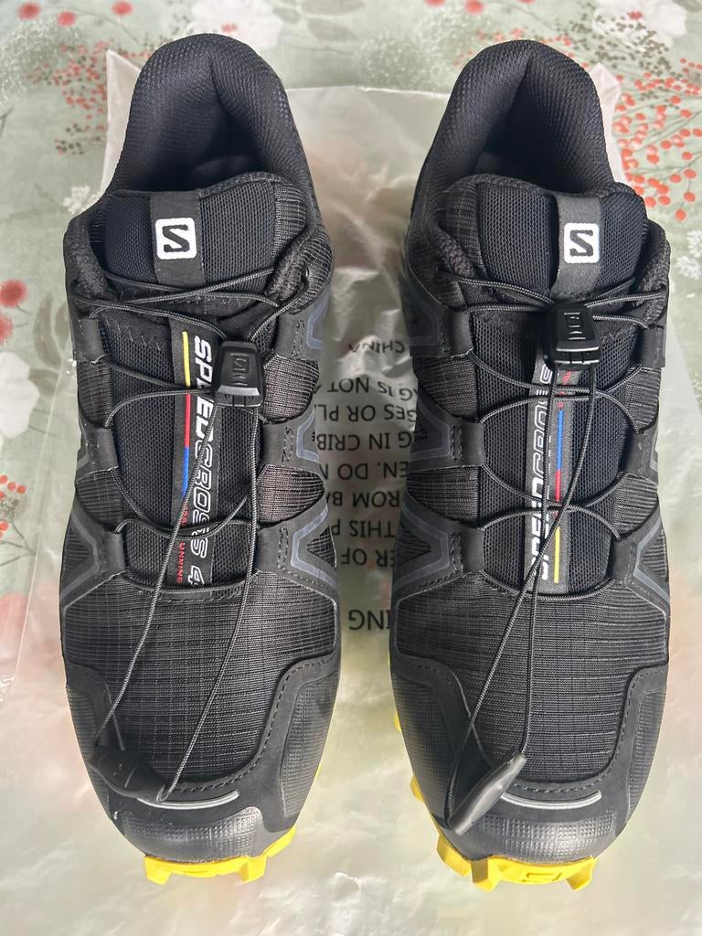 Trailrunschoen Salomon Speedcross 4 maat 43 1/3, Kleding | Heren, Schoenen, Nieuw, Ophalen of Verzenden, Sportschoenen, Zwart