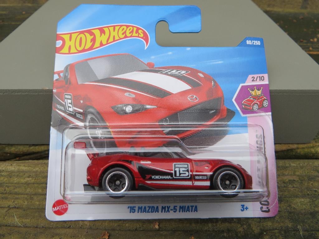 Hotwheels Mazda MX-5 Miata ROOD, Ophalen of Verzenden, Nieuw, Auto