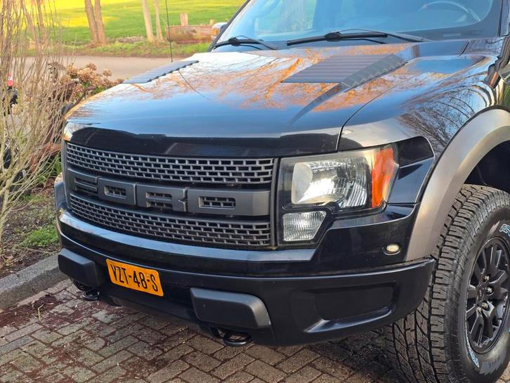 Ford Raptor- 2010 Zwart, Auto's, Bestelauto's, Particulier, 4x4, Adaptive Cruise Control, Airbags, Airconditioning, Alarm, Ford