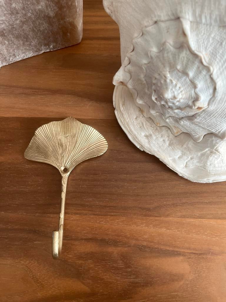 Doing Goods Ginkgo Blad Haak, Tweedehands, Tweedehands, Wandhaken, Tweedehands