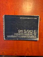 Porsche 912E Owners Manual 1975, Auto diversen, Handleidingen en Instructieboekjes, Ophalen of Verzenden