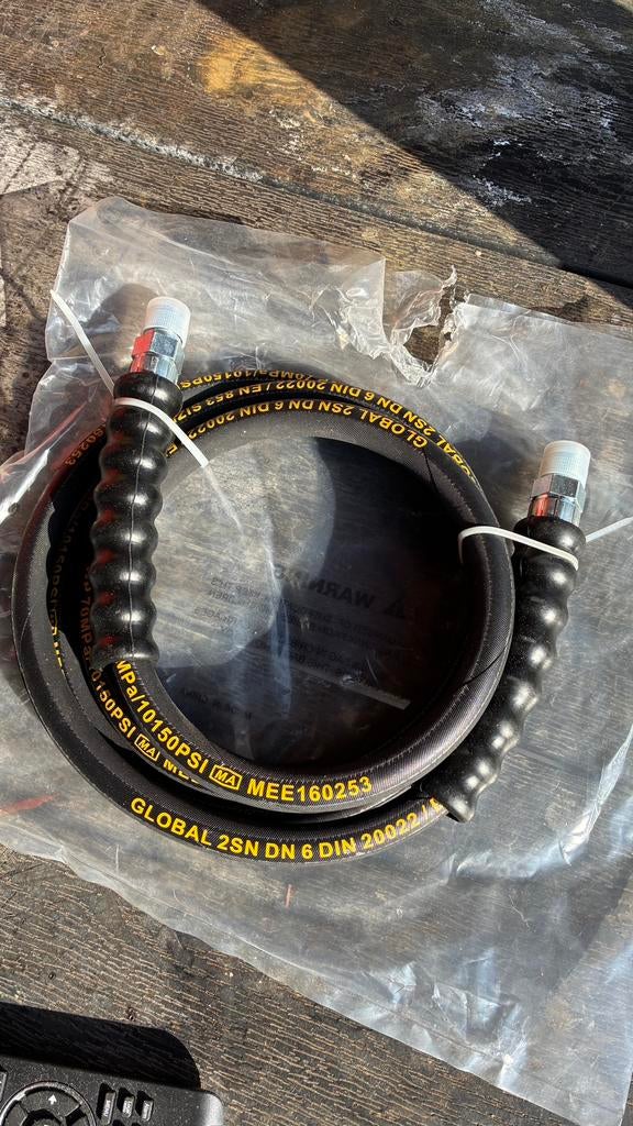 Hydrauliek slang hydrauliekslang 3/8 aansluiting, Doe-het-zelf en Verbouw, Gereedschap | Machine-onderdelen en Toebehoren, Ophalen of Verzenden