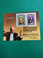 Noord-Korea postzegelvel Robert Stolz 100e geboortedag, Ophalen of Verzenden, Postfris, Oost-Azië