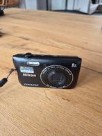 Nikon Coolpix S3700 Compact Camera - Zwart, Gebruikt, Compact, Ophalen of Verzenden, Nikon