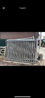 Hekwerk ongeveer 40 meter, Ophalen, Zo goed als nieuw, IJzer, Met poort