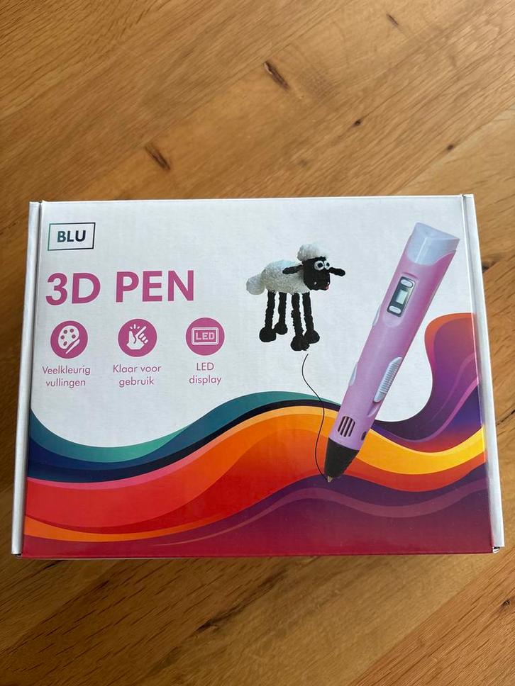 BLU 3D Pen - Nieuw in doos met LED display, Computers en Software, 3D Printers, Nieuw, Ophalen of Verzenden