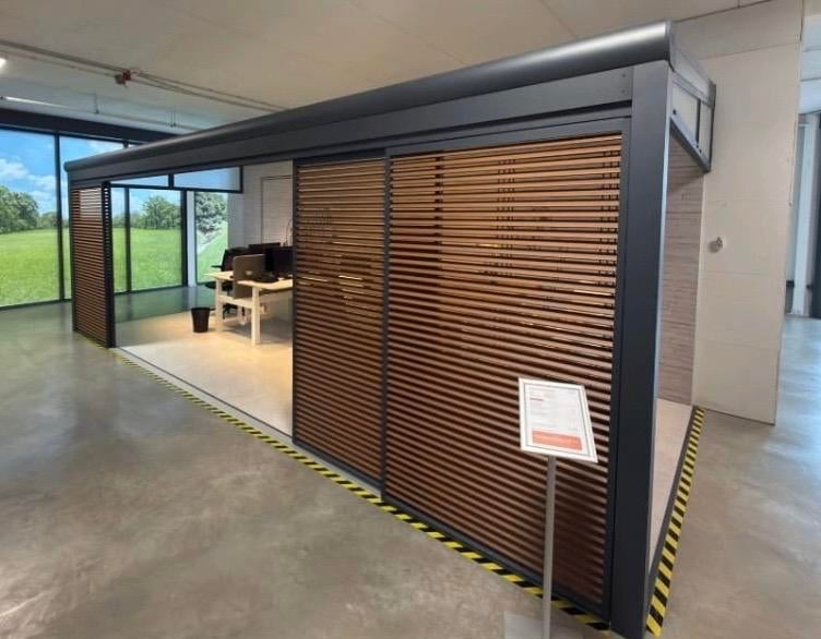 Verasol profiline 2.0 7000x3000 7016 antraciet, Tuin en Terras, Ophalen of Verzenden, Nieuw, Metaal, Overige typen