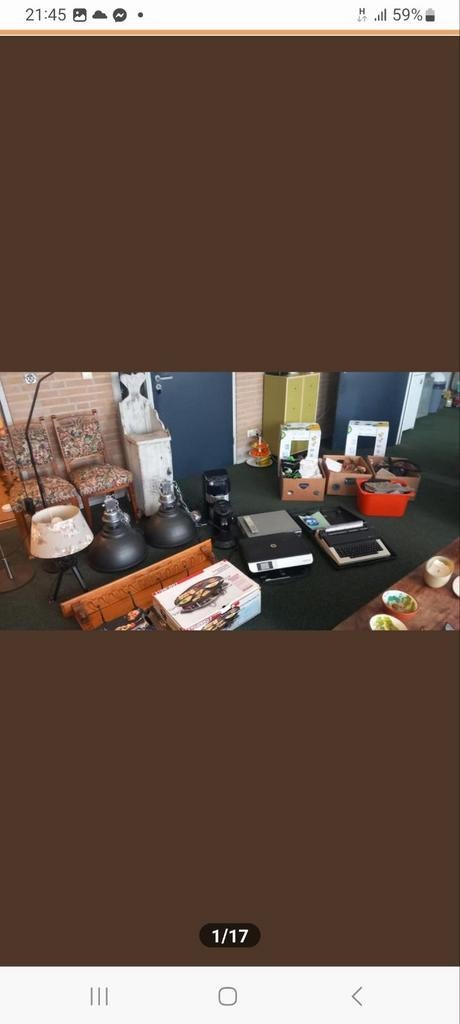 Rommelmarkt  marktspullen, Ophalen of Verzenden, Zo goed als nieuw