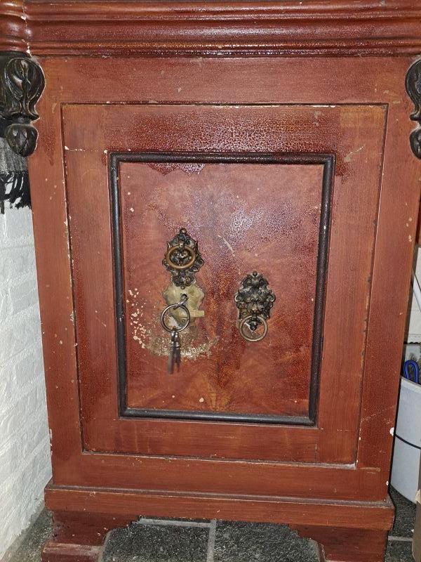 Antieke kluis E.M.Jaarsma, Huis en Inrichting, Brandblussers en Brandkasten, Gebruikt, Brandkast, Ophalen