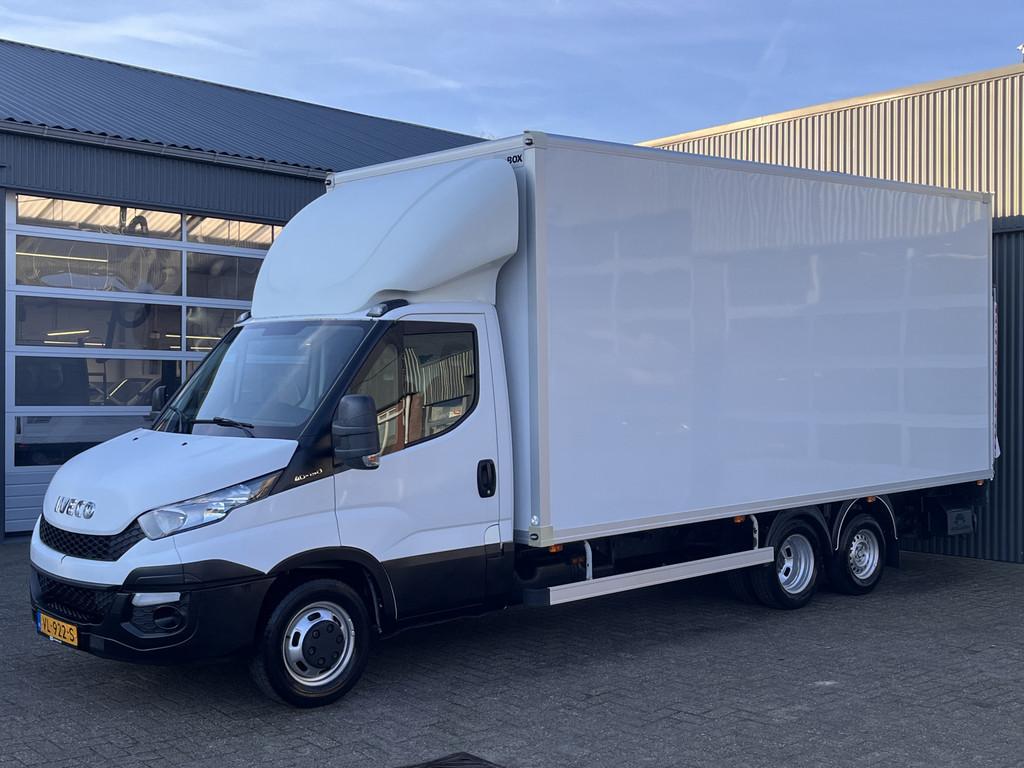 Iveco Daily 40C15 3.0 410 Be combi Clixtar Laadklep Airco Cr, Auto's, Bestelauto's, Gebruikt, Zwart, 4 cilinders, Iveco