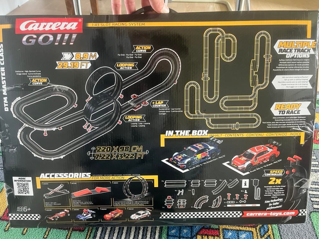 Carrera go race baan, Kinderen en Baby's, Speelgoed | Racebanen, Ophalen, Zo goed als nieuw, Elektrisch, Carrera