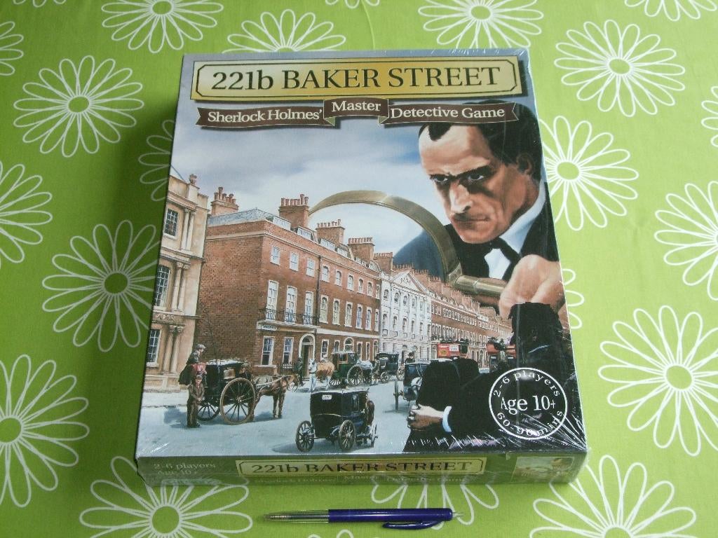 Nieuw in seal: 221b Baker street - Sherlock Holmes spel 1975, Vijf spelers of meer, Ophalen of Verzenden, Nieuw