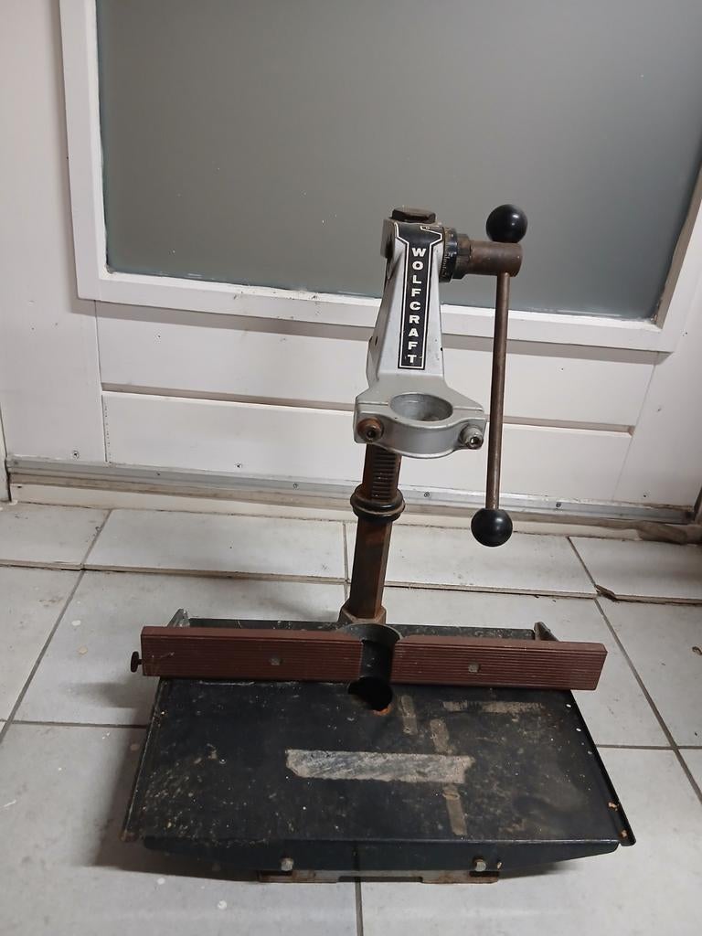 Wolfcraft Boorstandaard - Vintage en Robuust, Ophalen of Verzenden, Gebruikt, Overige typen