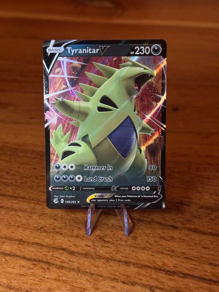 Tyranitar V (FST 158), Hobby en Vrije tijd, Verzamelkaartspellen | Pokémon, Ophalen of Verzenden, Nieuw