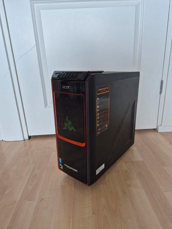 Acer Predator Gaming PC, Computers en Software, Desktop Pc's, Gebruikt, Met videokaart, Gaming, Ophalen