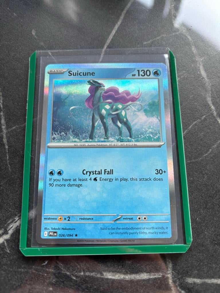 Pokemon Kaart Suicune 026/094 Holo Foil, Ophalen of Verzenden, Nieuw, Losse kaart, Foil