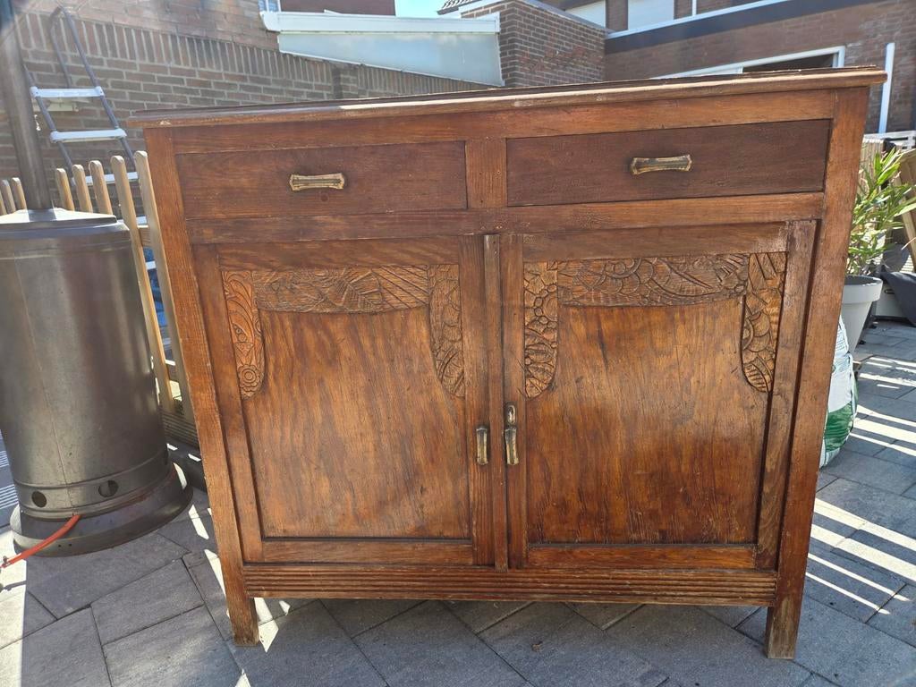 Brocant kastje uit grootmoeders tijd, Ophalen